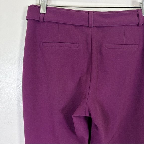 Banana Republic Logan Tie Waist Purple Trouser - Picture 12 of 15